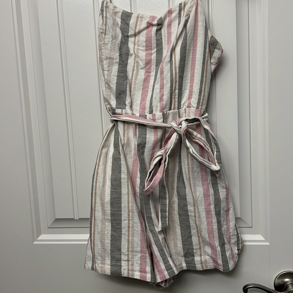 LUSH Striped Romper